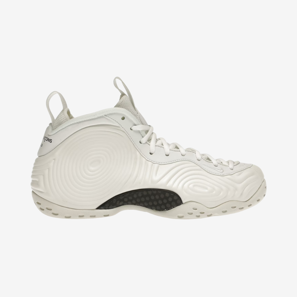 Nike Comme Des Garçons Foamposite Blanche