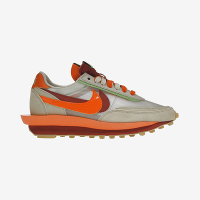 Nike LD Waffle sacai CLOT Kiss of Death Net Orange Blaze