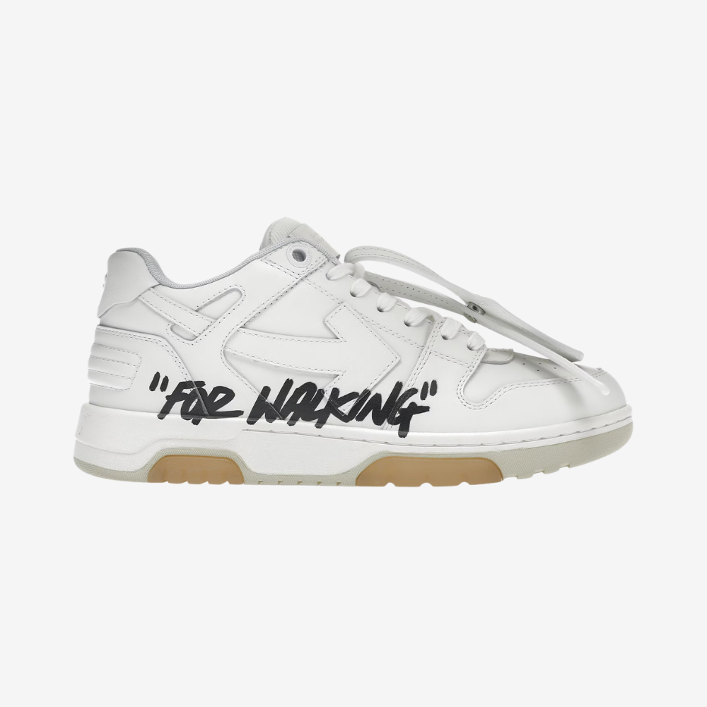 Off-White Out Of Office OOO  Low Tops For Walking White Black