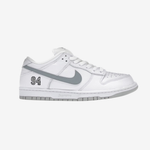 Nike SB Dunk Low Supreme 94 White Metallic Silver
